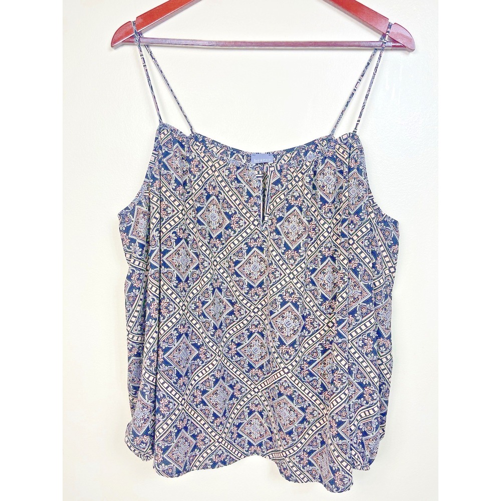 Anthropology Mauve Women's Size S Western Flowy Cold Shoulder Blouse Top